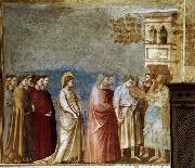 GIOTTO di Bondone Wedding Procession oil